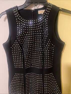 MICHAEL Michael Kors Black Studded Dress